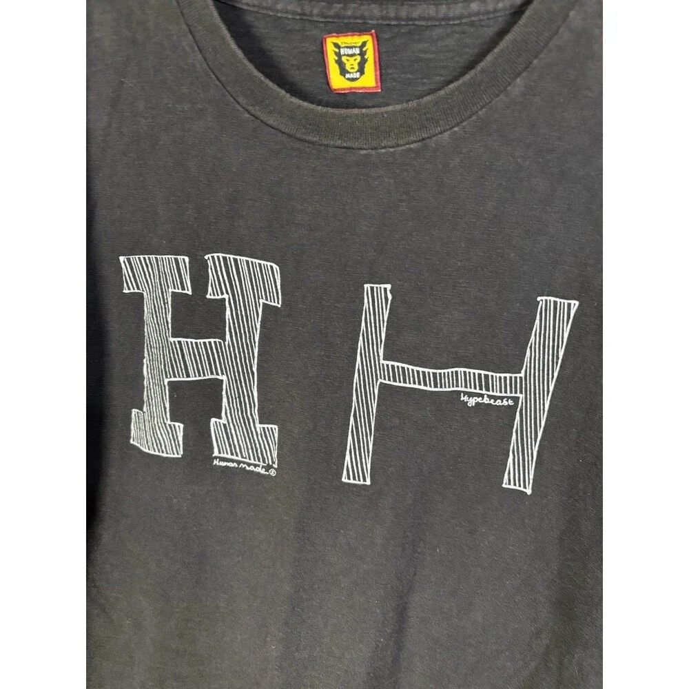 Hypebeast 10th Anniversary Collab Human Made Black Shirt Adult Small(?)